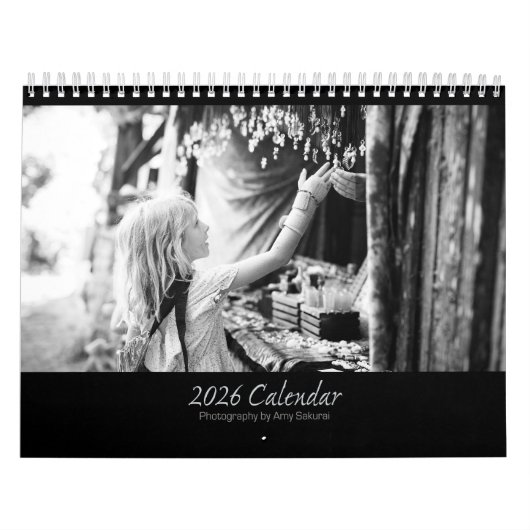 Amy’s 2026 Monochromer Fotokalender Kalender (Titelbild)