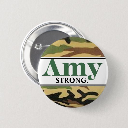 Amy Strong. Button (Vorne & Hinten)