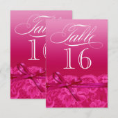 Amy Table Card-16 Einladung (Vorne/Hinten)