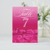 Amy Table Card-7 Einladung (Stehend Vorderseite)