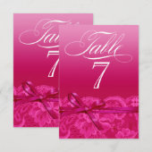 Amy Table Card-7 Einladung (Vorne/Hinten)