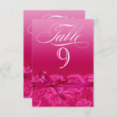 Amy Table Card-9 Einladung (Vorne/Hinten)