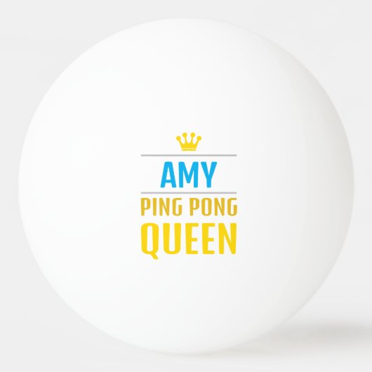 Amy Tischtennisball (Vorderseite)