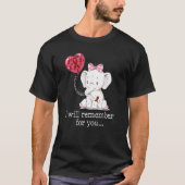 Amyloidose Awareness Elephant T-Shirt (Vorderseite)