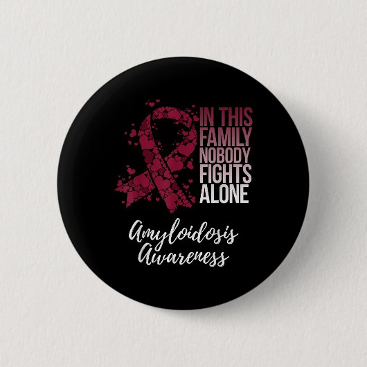 Amyloidose Awareness Products Family Support Aware Button (Vorderseite)