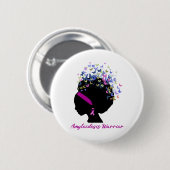 Amyloidose Awareness Support Amyloidose Warrior Button (Vorne & Hinten)
