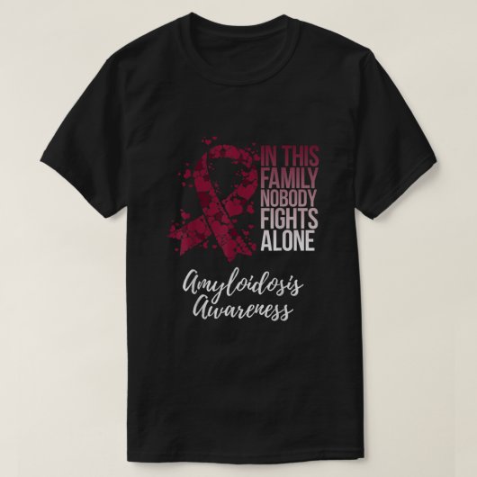 Amyloidose Awareness T-Shirt (Design vorne)