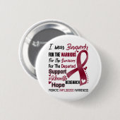 Amyloidose Bewusstsein Monat Band Geschenke Button (Vorne & Hinten)