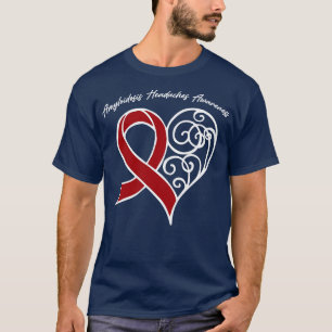 Amyloidose Kopfschmerzen Bewusstsein Herz Band Ges T-Shirt
