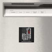 Amyloidosekrieger US-Flagge Design Magnet (In Situ (Geschirrspüler))
