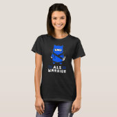 Amyotrophe Lateralsklerose Blauer Schleim T-Shirt (Vorne ganz)
