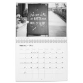 Amy's 2020 Monochrome-Kalender Kalender (Feb 2027)