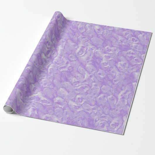 Amythester und weißes Marmormuster Geschenkpapier (Ungerollt)