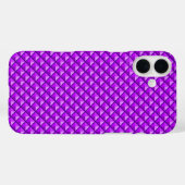 Amythyst lila, Emaille-Look, gestopftes Gitter Case-Mate iPhone Hülle (Rückseite (Horizontal))