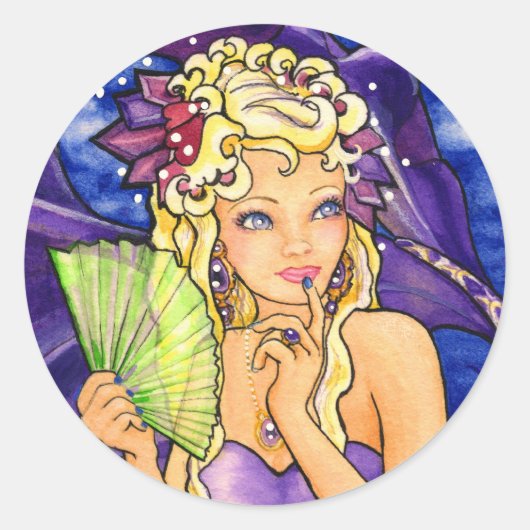 Amythyst Sticker (Vorderseite)