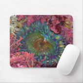 Amzing grüne Anemone Mousepad (Mit Mouse)
