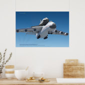 An-225 Mrija & Buran im Himmel Poster (Küche)