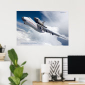 An-225 Mrija & Buran: Space Legends Poster (Heimbüro)