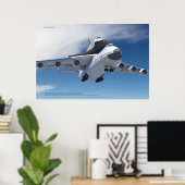 An-225 Mrija-Flugzeug mit Buran-Shuttle Poster (Heimbüro)