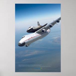 An-225 Mrija: Himmel-Riese und Buran-Plakat Poster