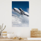 An-225 Mrija und Buran-Shuttle-Flug Poster (Küche)