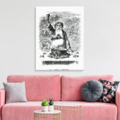 An abwesende Freunde! Leinwanddruck (Insitu (Wohnzimmer))