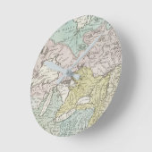 An Accurate Map of Canada, 1761 Runde Wanduhr (Winkel)