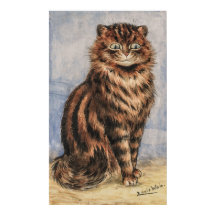 An Alert Tabby von Louis William Wain