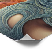 An Alien Woman Poster (Ecke)