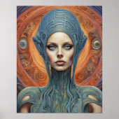An Alien Woman Poster (Vorne)