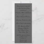 "An All Hallow Eve Wedding" Einladung (Rückseite)