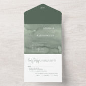 An all-in-one wedding invitation.  all in one einladung (Innen)