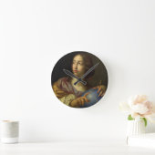 An Allegory of Astronomy Runde Wanduhr (Zuhause)