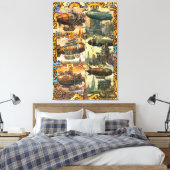 An Almanach of Airships Leinwanddruck (Insitu (Schlafzimmer))