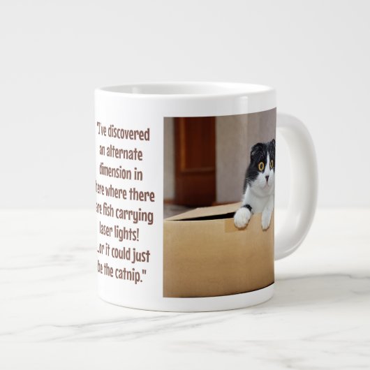 An alternate dimension Jumbo-Tasse (Vorderseite Rechts)