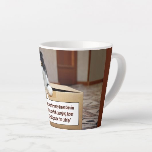 An alternate dimension Latte Mug Milchtasse (Rechte Ecke)