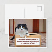 An alternate dimension postkarte (Vorne/Hinten)