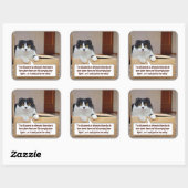 An alternate dimension quadratischer aufkleber (Blatt)