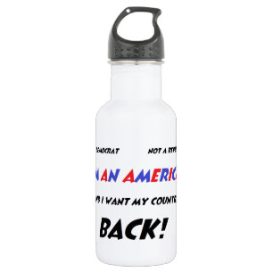 AN AMERIKA EDELSTAHLFLASCHE