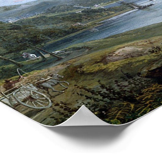 An Ancient Beech Tree, 1794 (oil on canvas) Poster (Ecke)