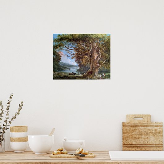 An Ancient Beech Tree, 1794 (oil on canvas) Poster (Küche)