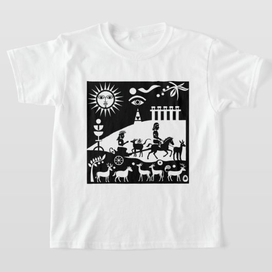 An ancient-style illustration T-Shirt (Ablage )