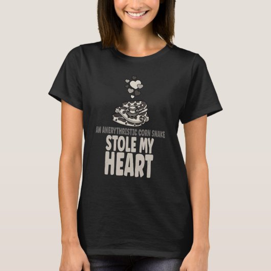 An Anerythristic Corn Snake Stole My Heart T-Shirt (Vorderseite)