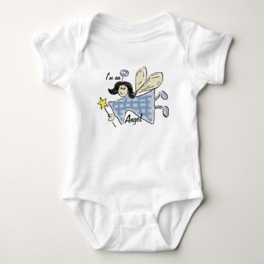 An Angel Baby Strampler (Vorderseite)