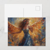 An Angel Postkarte (Vorne/Hinten)