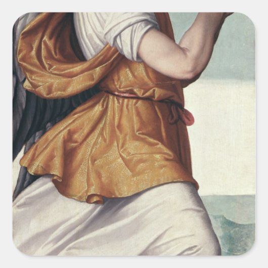 An Angel Quadratischer Aufkleber (Vorderseite)