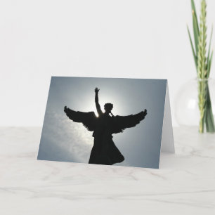 An Angel Waving Karte