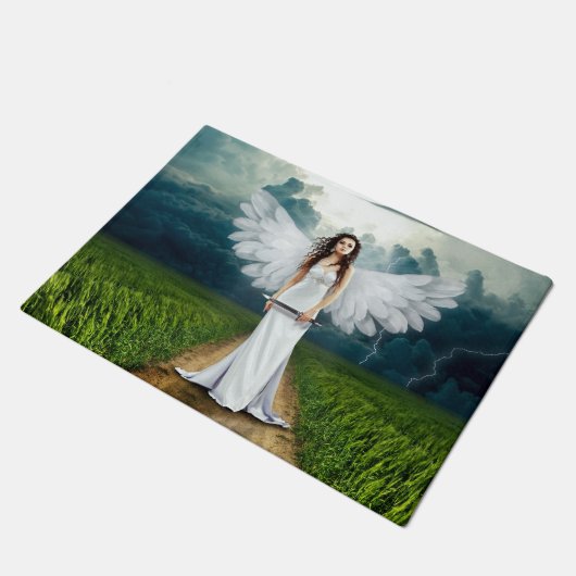 An Angels Direction Fußmatte (Schrägansicht)