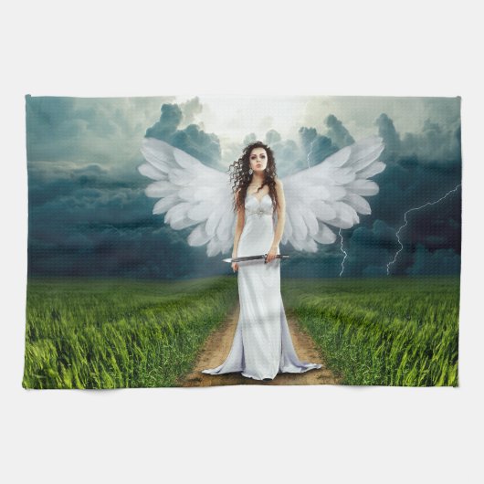 An Angels Direction Geschirrtuch (Horizontal)