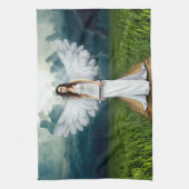 An Angels Direction Geschirrtuch (Vertikal)